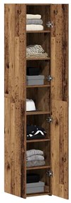 vidaXL Highboard Παλαιό ξύλο 30 x 42.5 x 185 εκ Επεξεργασμένο ξύλο
