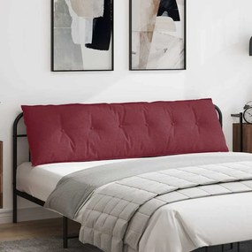 vidaXL Μαξιλάρι Πλάτης Κόκκινο 180 x 19 x 50 εκ ύφασμα