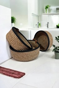 Stewehome Σετ 3 τεμαχίων οργανωτών μπάνιου και κουζίνας από γιούτα