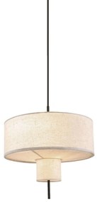 Φωτιστικό Οροφής Anafi MP240323 1xE27 60W Φ40x120cm Black-Beige Aca