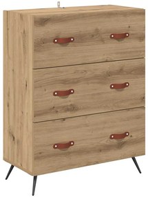 vidaXL Highboard Artisan Oak 69,5 x 34 x 180 εκ. Επεξεργασμένο ξύλο
