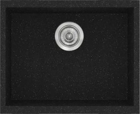 Sanitec Classic 341 (50×40) - Γρανιτένιος νεροχύτης - Granite BLACK