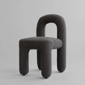 Καρέκλα Τραπεζαρίας Daiku - Μπουκλέ Deep Taupe H82 x W53 x L46 cm 101 COPENHAGEN