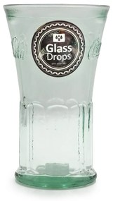 Ποτήρι Glass Drops Coca Cola (9002) Aπό 100% ανακυκλωμένο γυαλί, Xωρητικότητας 450ml, Διαστάσεων Ø 10 x Υ 16 cm