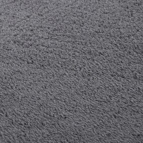 Χαλί Shaggy Πλενόμενο Μαλακό Αντιολισθητικό Ανθρακί 120x170 εκ. - Ανθρακί