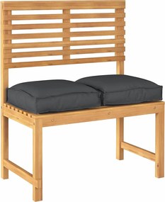 vidaXL Μαξιλάρι 2 pcs Μαύρο 40 x 40 x 8 εκ. Ύφασμα Όξφορντ