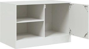 vidaXL Έπιπλο Τηλεόρασης Λευκό 67x39x44 εκ. από Χάλυβα