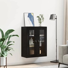 vidaXL Επιτοίχιο ντουλάπι Μαύρη Οξυά 69,5 x 34 x 90 εκ.