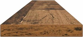 vidaXL Ράφι Βιβλίων 4 pcs Καφέ 100 x 10 x 1,5 cm Επεξεργασμένο ξύλο