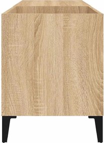vidaXL Δισκοθήκη Sonoma Δρυς 84,5 x 38 x 48 εκ. από Επεξεργασμένο Ξύλο