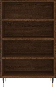 vidaXL Ραφιέρα Καφέ Δρυς 57 x 35 x 90 από Επεξεργασμένο Ξύλο