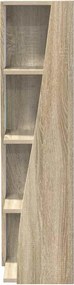 vidaXL Γωνιακό Ντουλάπι Δρύς Sonoma 27,5x27x102εκ Επεξεργασμένο ξύλο