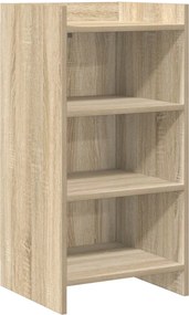 vidaXL Πλαϊνό γραφείο Sonoma Δρυς 40 x 36 x 80 εκ Επεξεργασμένο Ξύλο