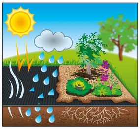 Nature Μεμβράνη Εδαφοκάλυψης Μαύρη 1 x 20 μ. 6030220