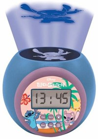 Ξυπνητήρι Ραδιόφωνο με Προβολέα LCD Lexibook Stitch