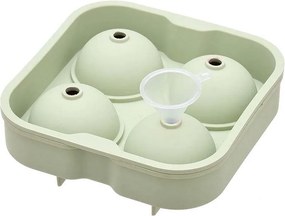 Παγοθήκη Στρογγυλή Σιλικόνης 4 Θέσεων Estia Mint Green 01-15022