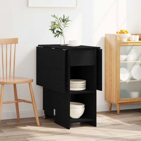 VidaXL Τραπέζι φαγητού 115 x 70 x 75 εκ. Επεξεργασμένο Ξύλο Μαύρη Δρυς
