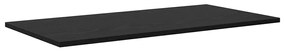 vidaXL Ράφι Βιβλίων 4 pcs Μαύρο 80 x 40 x 1.5 cm Επεξεργασμένο ξύλο