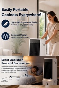 Air Cooler Kumtel HAC-04 Λευκό 90W