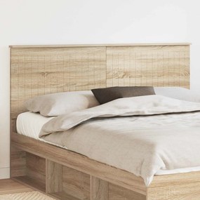 vidaXL Κεφαλάρι με κεφαλάρι Δρύς Sonoma 160 cm Επεξεργασμένο ξύλο