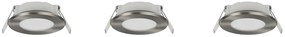Φωτιστικό Χωνευτό Trio Lighting HIMAL 635110307 Νίκελ ματ (Nickel Mat- Satin) 2700 + 4000K