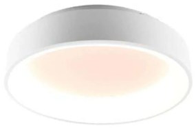 Φωτιστικό Οροφής - Πλαφονιέρα Noah LED-NOAH-PL60-BCO 60W Led Φ60cm 13cm White Luce Ambiente Design Aluminium