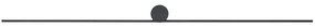 Φωτιστικό Τοίχου - Απλίκα Spin M 10621 99x5.5cm 14W 4000K 550lm Led Black Nowodvorski
