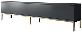Έπιπλο Τηλεόρασης Lord 618BLY1187 180x30x47cm Anthracite-Gold