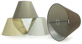 Καπέλο Φωτιστικού Μεγάλο Για Λάμπα E27 Φ40/19x27cm Σε 4 Χρώματα