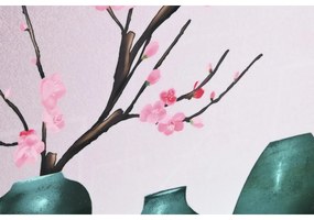 Πίνακας DKD Home Decor Αλουμίνιο Ξύλο MDF 80 x 3 x 80 cm