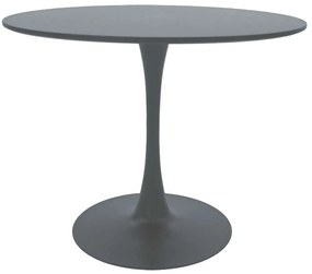Τραπέζι Balou 127-000095 Φ100x75cm Anthracite Mdf, Metal