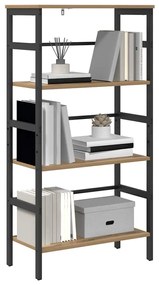 vidaXL Ράφι Βιβλίων Artisan Oak 60 x 29,5 x 115 εκ Επεξεργασμένο ξύλο