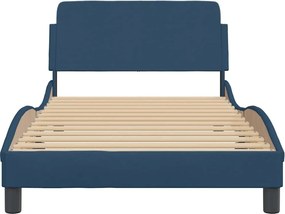 vidaXL Σκελετός Κρεβατιού με Κεφαλάρι Dover 100x200 εκ. Ύφασμα