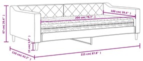 ΚΑΝΑΠΕΣ ΚΡΕΒΑΤΙ ΜΕ ΣΤΡΩΜΑ ΚΡΕΜ 100 X 200 ΕΚ. ΥΦΑΣΜΑΤΙΝΟ 3197417