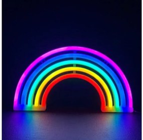 Επιτραπέζιο Φωτιστικό Ουράνιο Τόξο Neon RGB F040033032 ACA-F040033032-Πολύχρωμο F040033032