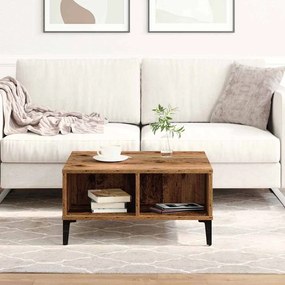 vidaXL Τραπεζάκι σαλονιού Παλαιό ξύλο 60 x 60 x 30 cm