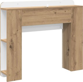 vidaXL Κρεβάτι με Κεφαλάρι Τεχνίτικη Δρυς 119,5 x 18,5 x 80 εκ