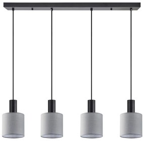 Φωτιστικό Οροφής Πολύφωτο Homelighting 77-8518 Black/Grey
