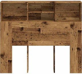 vidaXL Κεφαλάρι Με Αποθηκευτικό Χώρο 120x19x103,5 εκ. Επεξ. Ξύλο