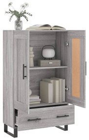 vidaXL Ντουλάπα Γκρι Sonoma 69,5 x 31 x 115 εκ. από Επεξεργασμένο Ξύλο