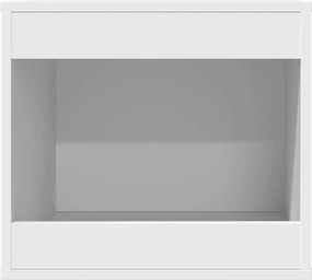 vidaXL Τουαλέτα Γάτας Περίφραξη Λευκό 47x59x42 εκ. Επεξεργασμ. Ξύλο