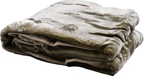 Κουβέρτα μινκ σε χρώμα μπεζ 220x230