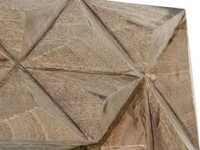 Τοίχο καθρέφτη Home ESPRIT Φυσικό Σύγχρονη 76 x 4 x 183 cm