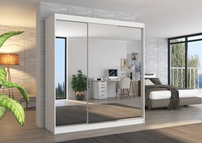 Ντουλάπα Poros 200 συρόμενη-Leuko