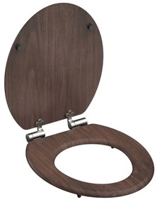 SCHÜTTE Κάλυμμα Λεκάνης DARK WOOD με Soft Close από MDF