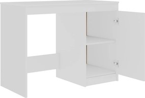 vidaXL Γραφείο Λευκό 140 x 50 x 76 εκ. από Επεξ. Ξύλο