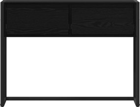 vidaXL End Table Μαύρη Οξυά 100 x 36 x 75 εκ. Επεξεργασμένο ξύλο