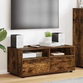 vidaXL Ντουλάπι TV Καπνιστό Δρύς 100 x 48 x 43 εκ. Επεξεργασμένο ξύλο