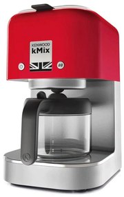 Καφετιέρα KMIX COX750RD 26x19x32cm 1000W 6cups Red-Grey Kenwood Αλουμίνιο,Πέτρα