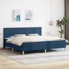 vidaXL Σκελετός Κρεβατιού Μπλε 200 x 200 cm Πολυεστέρας